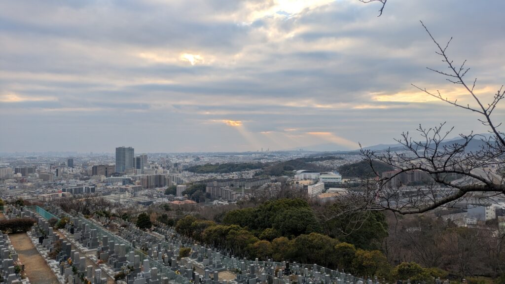 遮るものがないので眺望が良い場所です。